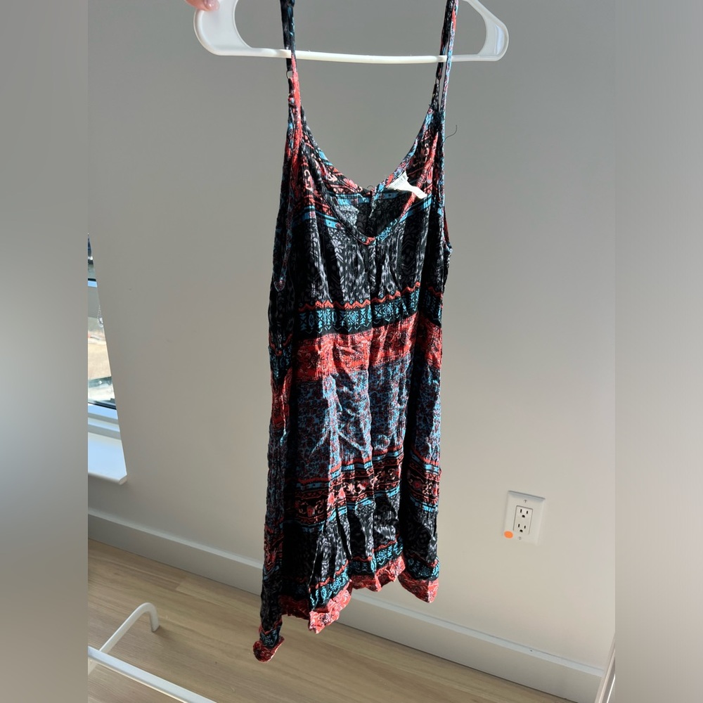 Bright Bohemian colorful summer dress